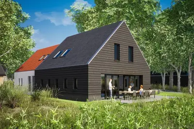 Image de Maison près de la plage de la mer du Nord