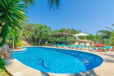 Image de Cas Conco - Traditional Majorcan house with private pool and luxuriant garden. Free WiFi