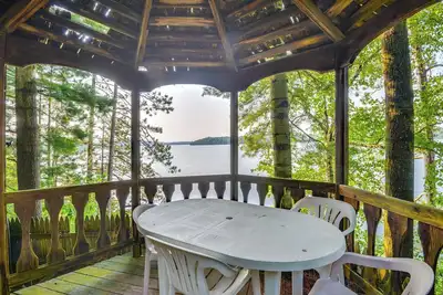 Image de Lakefront Harrisville Cabin w/ Dock & Decks!