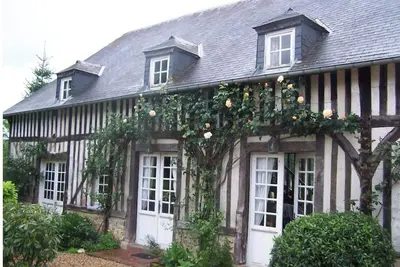 Image de Campagne charme\nDeauville/Trouville. Manoir de la Porte. 4 hectares Tennis privé