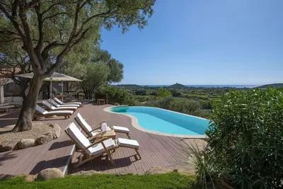 Image de Villa S'Ollastu - Luxury villa with private pool, garden, sea view, near beaches