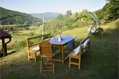 Image de Sima's house on the slopes of Tara - view of the Drina valley