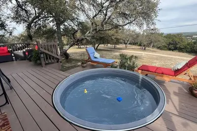 Image de Bluebonnet-Cottage-Panoramique-Vue sur la campagne-Salle de bain privée