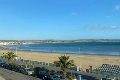 Stunning sea views from apartment in Weymouth