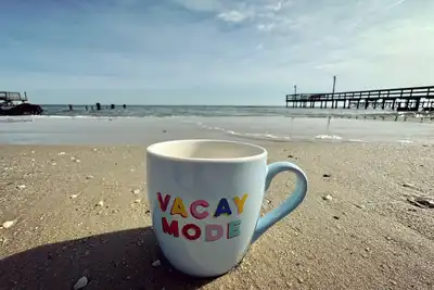 Image de Gwynn’s Island getaway with private sandy beach.
