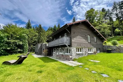 Image de Nouveau Home des bois à Ventron, piscine intérieure privée, sauna - classé 5 *
