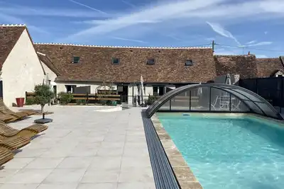 Image de Au porte de chambord Les trois clefs avec piscine chauffée 14 personnes