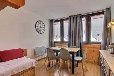 Image de Studio au pied des pistes pour 3-4 personnes à Plagne Aime 2000