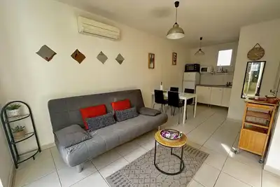 Image de l'escale gîte en duplex avec sa terrasse privée