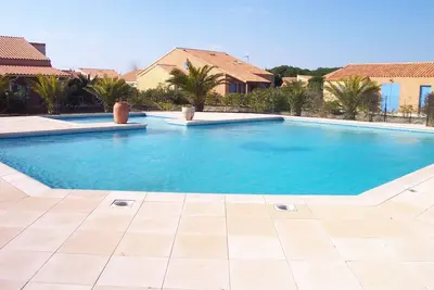 Image de Charmante Villa 3p, Clim, Piscine, Tennis, à 200m Plage, Saint-Cyprien