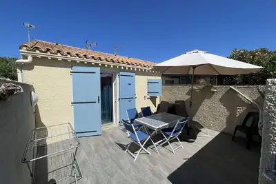 Image de Charmante villa climatisée T2 mezzanine, 6 pers, terrasse ensoleillée, proche plage et commerces