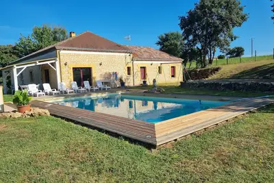 Image de jolie maison en périgord pourpre à biron