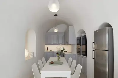 Inspiring Santorini Villa | 2 Bedrooms | Villa A1 | Beautiful Caldera Sunset View & Air Conditioning | Fira
