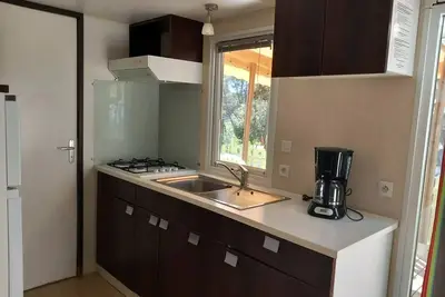 Image de Mobil-home Orchidée, Jacinthe 3 pièces 4 personnes climatisé - Tv