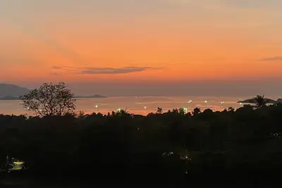 Image de Luxury villa with beautiful sea view and sunset view