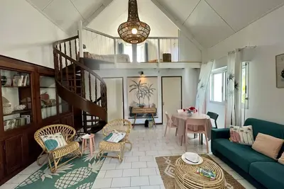 Image de Duplex vue mer avec grand jardin et accès direct plage
