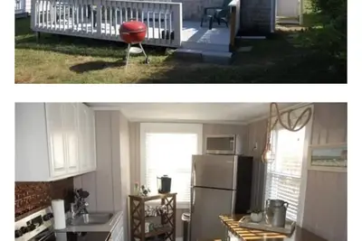 Cute cottage with a private beach