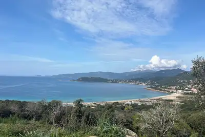 Image de Appartement F3, annexe indépendante, vue mer et jardin.