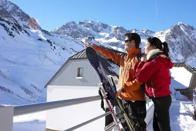 Image de À 300m des pistes de ski, 1er étage, remise en forme, piscine, terrasse, télévision, casier à ski