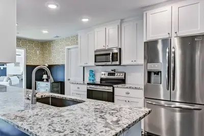 Modern and Classy Wilmington Island Pool Home with Room for 9