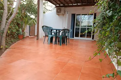 Image de Low naturist house with patio on the beachfront with community pool!