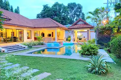 Mellow Pool Villa - Family house with nice pool & garden - 4 bedrooms
