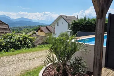 Image de Appartement au calme vue panoramique lac & montagnes!