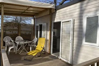 Image de Mobil home 3 chambres + clim + Tv Camping 4 étoiles