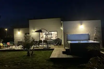 Image de Au Dossen, la maison de la plage! 4 ch, 2 sdb et un jacuzzi