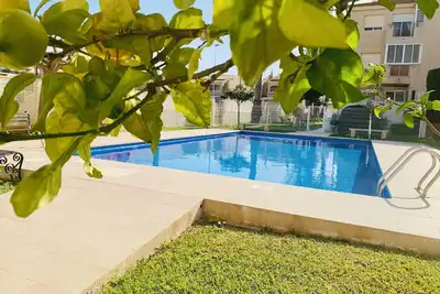 Joya De Playa Mar De Cristal, Ground Floor Two bed apartment with Pool