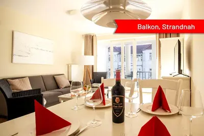 Image de Villa Strandidyll Neubau Ferienwohnung 1. 1 mit Balkon - Apartment 1. 1 / 2 - Raum - Apartment mit