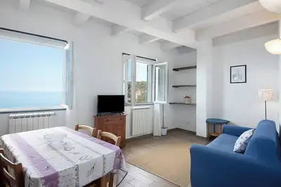 Image de Appartement \"Casa Mare Montaretto 1\" avec vue sur la mer, balcon et Wi-Fi