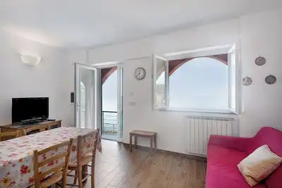 Image de Appartement \"Casa Mare Montaretto 2\" avec vue sur la mer, terrasse privée et Wi-Fi