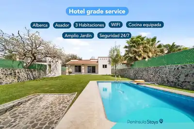 Image de 3br Casa familiar con alberca y asador en Oaxtepec