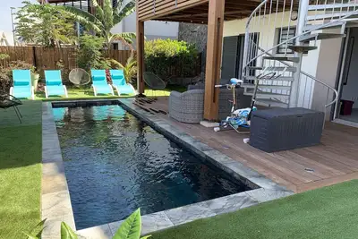Image de Belle villa avec piscine à 200m de la plage!