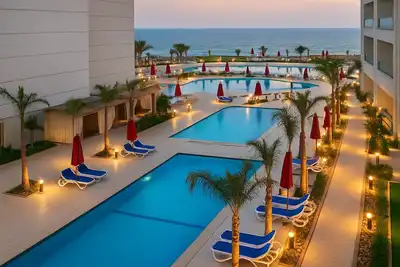 Image de Chalet en bord de mer à Porto Saïd avec piscine et garde-manger