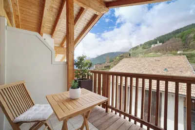 Image de Appartement de vacances \"Zwick Valarga\" avec vue sur les montagnes, balcon et jardin partagé