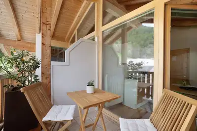 Image de Appartement de vacances \"Zwick Valmeina\" avec vue panoramique, balcon et jardin partagé