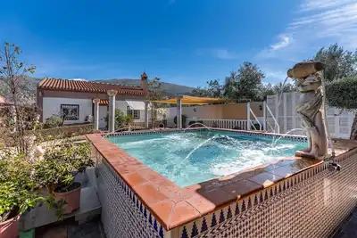 Image de Maison de vacances 'Villa Verde' avec vue sur les montagnes, piscine privée et Wi-Fi