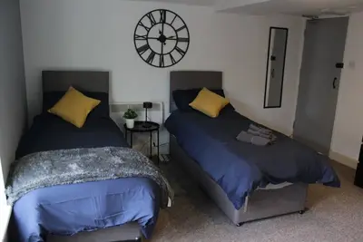 Room 3-de Luxe-Appartement-Douche-Vue ville