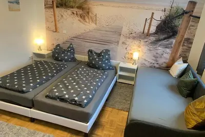 Image de Mainpark apartment 4 rooms in a quiet apartment near Aschaffenburg for 10 people