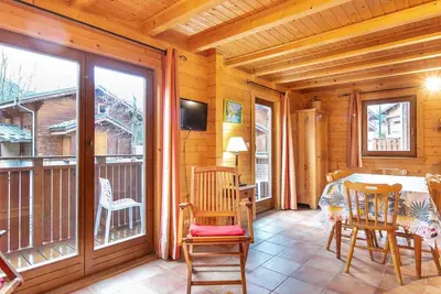 Image de Chalet cosy 4/6 pers avec balcon