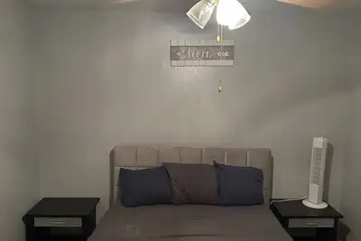 Spacious and secluded 1br