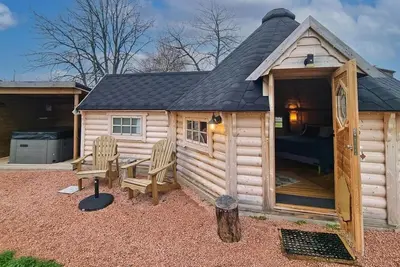 Image de Cabane \"Canada\" avec Jacuzzi Privatif