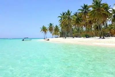 Image de Escapade à Boca Chica Beach 2brapt avec piscine vue sur la mer