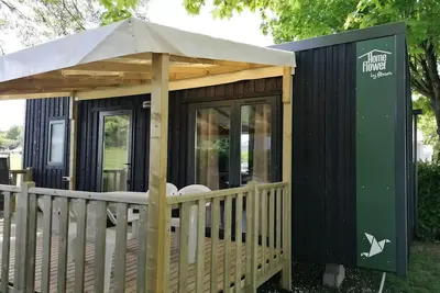 Image de Mobilhome Cosy 29m² Premium - 2 chambres + terrasse couverte + Tv + Lv 4 personnes