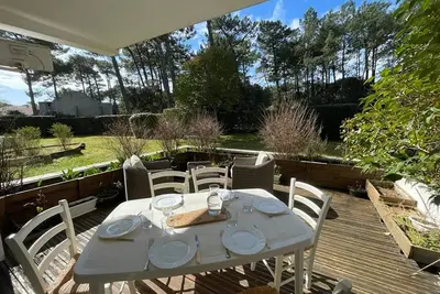 Image de Spacieux T3 Pmr près de la plage avec terrasse, Wifi et parking à Capbreton