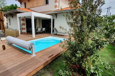 Image de Villa côté Bassin avec piscine