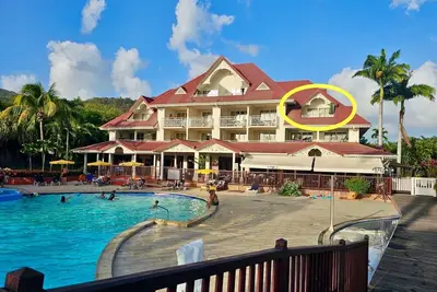 Image de Appartement 6 personnes vue sur mer dans un village de vacances sud Martinique