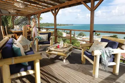Image de Entre Ciel et Mer  Vue sublime sur la baie du Diamant, piscine, plage à 100m
